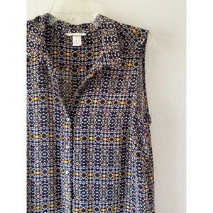 H&M Sheer Sleeveless Top Size Large